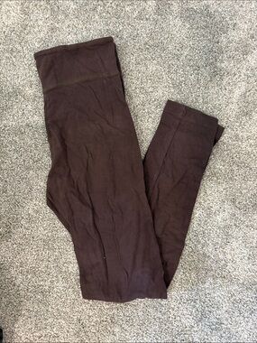 Vanity Brown High-Waist Leggings